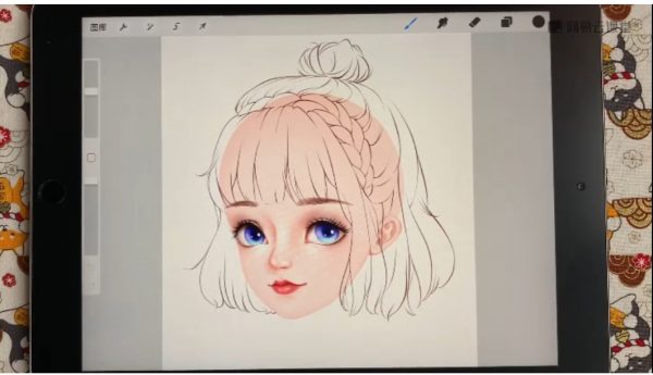 画久久Procreate插画入门+案例,包含视频、笔刷、色卡、字体、临摹图等(37.6G) 价值168元插图1 画久久Procreate插画入门+案例 视频截图