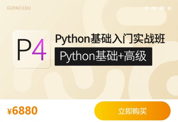 Python基础入门实战班