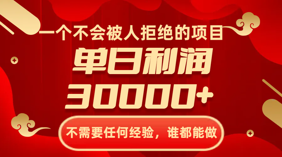 【第6523期】一个不会被人拒绝的项目，不需要任何经验，谁都能做，单日利润30000+插图