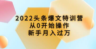 今日头条特训视频下载