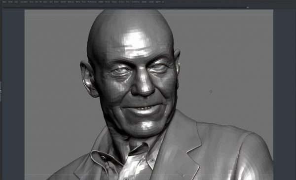 CG教程:帕特里克·斯图尔特 写实头像全流程制作 价值319元插图3 帕特里克·斯图尔特写实头像全流程制作 视频截图