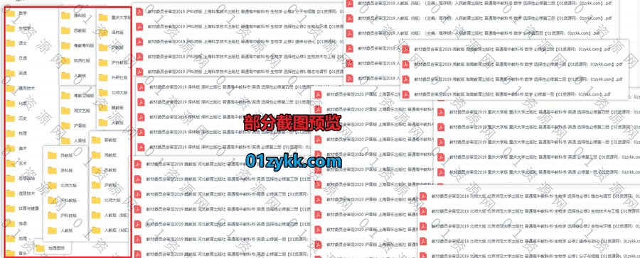 2022年zui新整理教材书｜480本+全国普通高中教科书各地区版本各科目教材超清全彩PDF电子版百度网盘资源合集_赚钱插图1