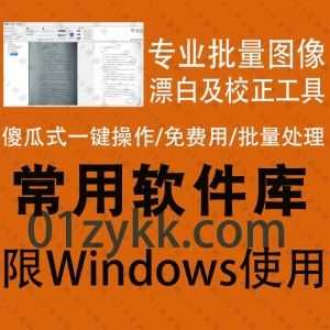一款专业的电脑批量图片漂白及校正软件工具，傻瓜式一键操作，非常适合旧书古书扫描图去灰度麻点杂色/拍照图片歪斜校正阴影去除_赚钱插图