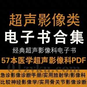 57本经典医学超声影像类电子书PDF百度网盘资源合集，包含急诊影像诊断手册/实用放射学/比较神经影像学/影像科……等书籍_赚钱插图