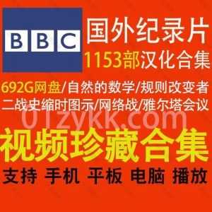 1153部经典国外纪录片高清带中文字幕汉化版692G百度网盘资源合集，包含BBC/SMIT/PBS/HIST/DW/CNN/HBO…等各机构出品纪录片_赚钱插图
