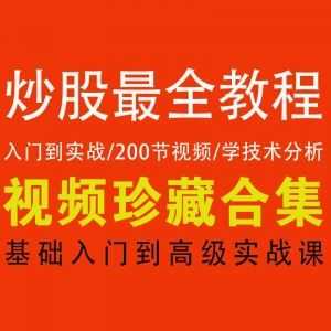 【百度网盘】【炒股zui全教程】共200多节，基础入门到高级实战课_赚钱插图