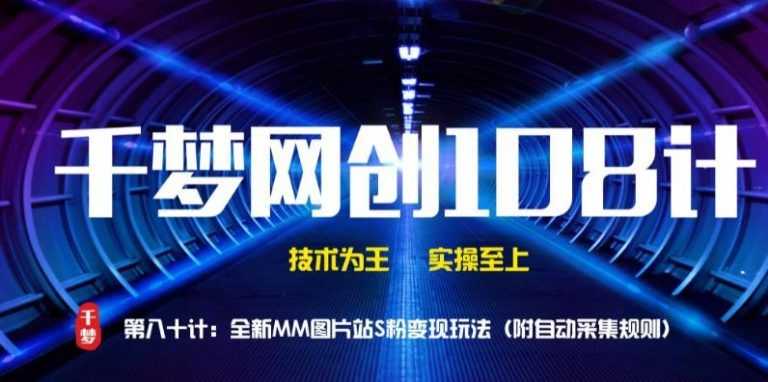 【副业2105期】2021MM图片站，精准S粉变现玩法（附自动采集规则）插图