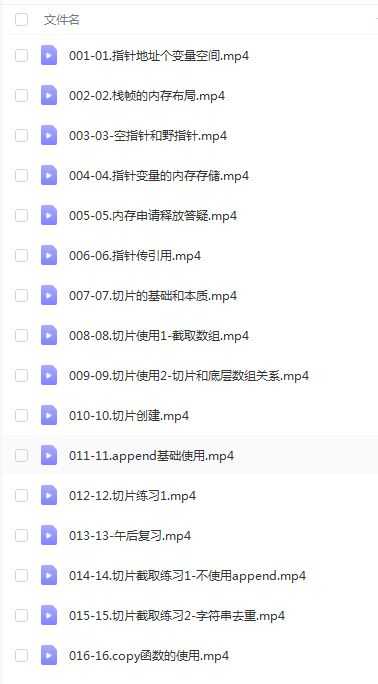 【B站】GO语言 从入门到精通视频课 （完）百度网盘资源插图1