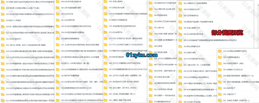 2020年-2021年部分新增的90套+名家中医学习课程百度网盘资源合集，包含针灸耳疗/舌诊推拿/整骨正骨/汤疗扶阳……等内容_赚钱插图1