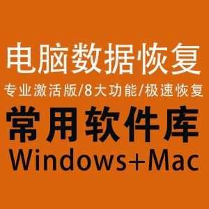 【超强电脑数据恢复软件】【Win+Mac】专业解锁版/8大功能/极速恢复_赚钱插图