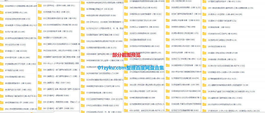 6000G百度网盘易学视频系列课程合集，涵盖百家易学/八字命理/风水八卦/易经奇门遁甲……全系列！_赚钱插图1