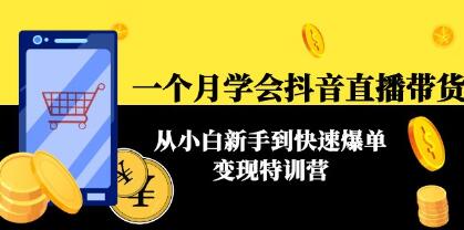 抖音直播带货特训营