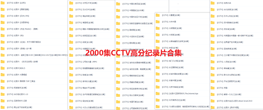 7000集BBC纪录片+CCTV高分纪录片，网盘珍藏合集_赚钱插图2