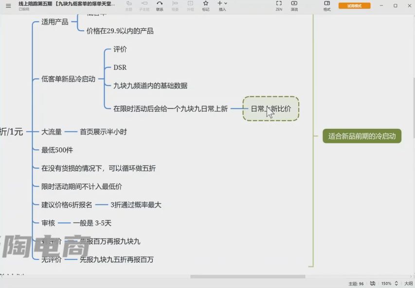 老陶拼多多课线上陪跑1-10期,拼多多实战运营教程 价值4980元插图2 老陶拼多多领跑2022线上陪跑 视频截图