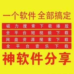 【安卓】各大平台短视频无水印下载+磁力搜索解析+各平台音乐下载（免费无广告）_赚钱插图