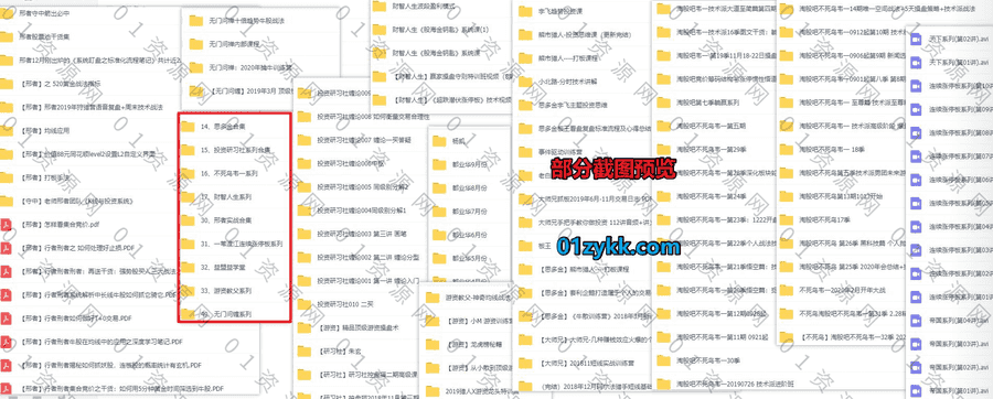 200G经典技术流炒股名师课程百度网盘资源合集①，包含投资研习社/游资教父/邢者实战/无门问缠/不死鸟韦一/益盟益学堂/思多金……等系列_赚钱插图1