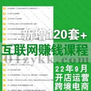 2022年9月新增的120套+互联网电商直播运营视频课程百度网盘资源合集，包含森罗万项/鲁班出海学院/创迹跨境/付大叔美食摄影/御佳电商…等_赚钱插图