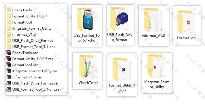 7款U盘/SD卡/TF卡故障修复强制格式化软件合集，包含FormatTool/mformat/USB Format Tool/USB Flash Drive Format Tool……等知名软件_赚钱插图1