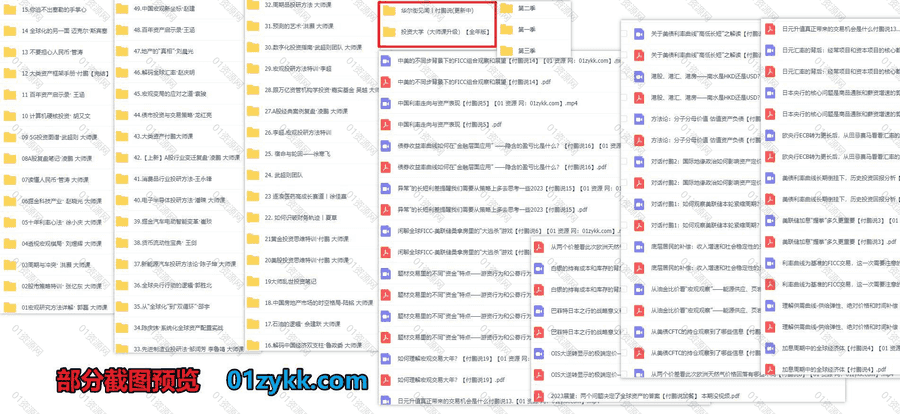 169G华尔街见闻大师课投资大学/付鹏说学习视频音频课程+PDF电子版讲义文档网盘资源合集，包含凌鹏/管涛/李鲁靖/郭胜北/赵庆明/龙红亮…等_赚钱插图1