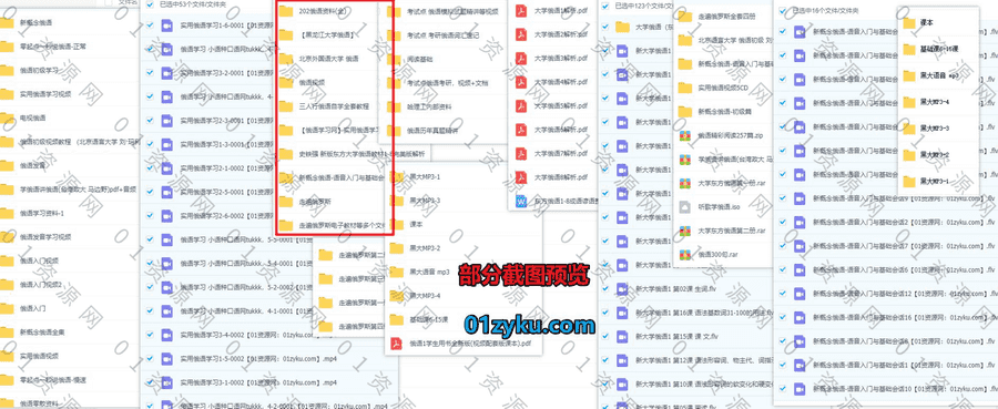 217G俄语发音口语学习视频+电子版PDF教材课件百度网盘资源合集，包含202俄语考研/新概念俄语/走遍俄罗斯/新版东方大学俄语教材解析……等内容_赚钱插图1