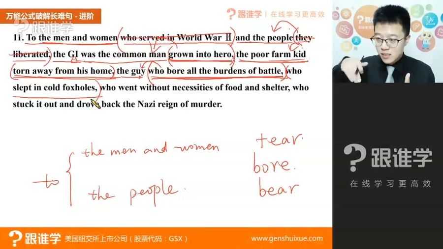 韩宇:极简英语系列课,语法/词汇/发音等通用英语培训插图1 韩宇极简英语 视频截图