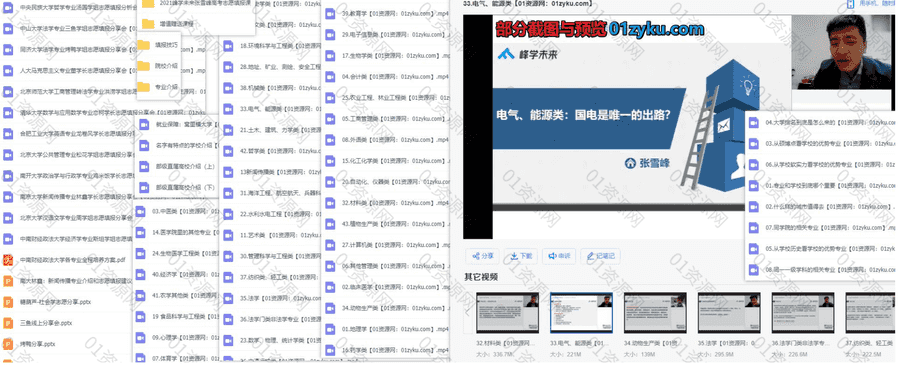 2021年/2020年张雪峰高考志愿填报网课视频+音频百度网盘合集，包括专业介绍/院校介绍/填报技巧/名校志愿填报分享会……等内容_赚钱插图1