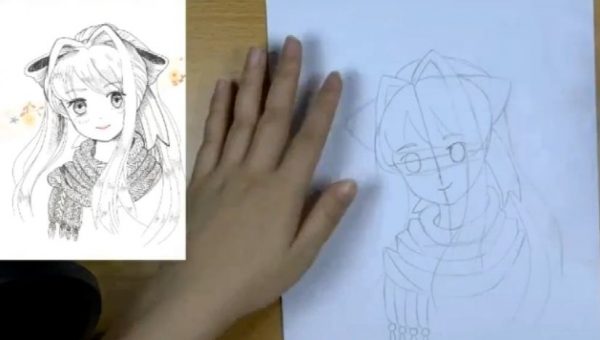 人物线描课,流动的线条艺术素描视频课程 价值1600元插图2 人物线描课 视频截图
