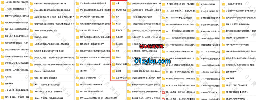 1500G下厨房付费会员视频课程+配方图示文档百度网盘资源合集，包含甜点西餐/中餐/养生食谱/蛋糕/饮品布丁果酱……等各类食物基础进阶制作教程_赚钱插图1