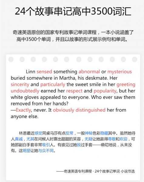 奇速英语24个故事串记高考3500词汇
