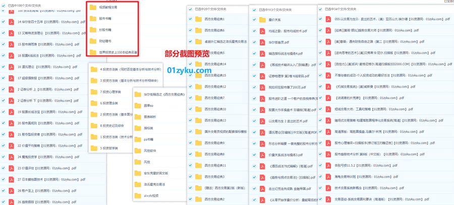 300+炒股/财经/投资类热门电子书PDF百度网盘资源合集，附国外知名交易教学视频_赚钱插图1
