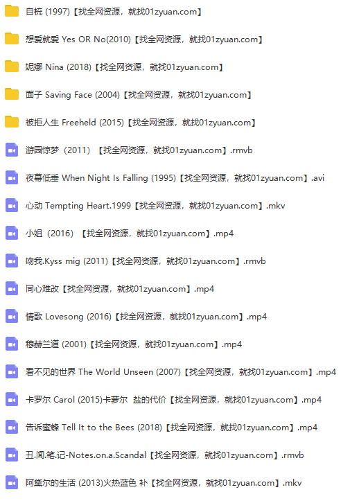 【18部高分同性-百合电影】【百度网盘】高清珍藏/网盘点开即看_赚钱插图1