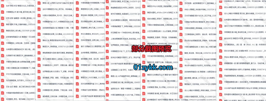 897本雕塑创作设计鉴赏相关书籍PDF电子版网盘资源合集，包含人物雕塑创作与技法/雕塑知识与鉴赏/雕塑语言研究/装饰雕塑/中国雕塑丛书…等_赚钱插图1