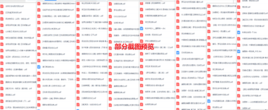 152本高分必看民法哲学类电子书合集PDF格式，百度网盘分享_赚钱插图1