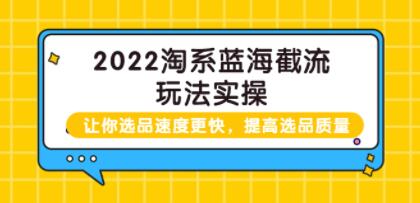 淘系蓝海截流玩法实操