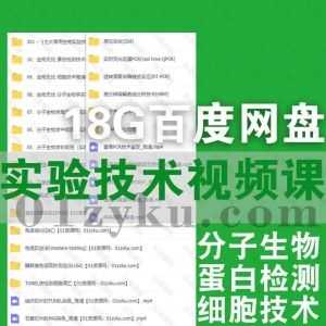 18G医学实验技术操作视频学习课程百度网盘资源合集，包含分子生物学/蛋白检测/细胞生物学实验技术/高通量基因组学……等实验视频_赚钱插图