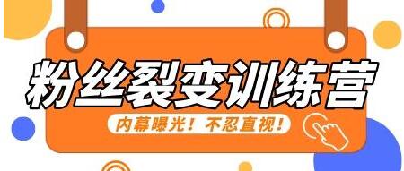 《粉丝裂变训练营》教你怎么样做到快速粉丝裂变插图