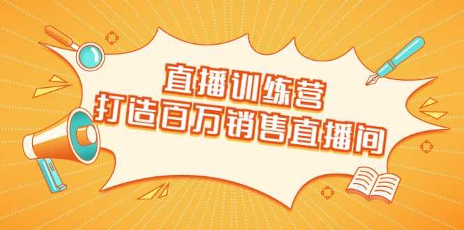 直播训练营：打造百万销售直播间 教会你如何直播带货，抓住直播大风口插图