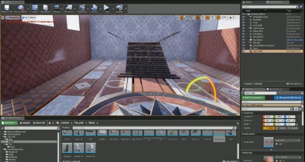 UE4虚幻引擎制作:欧式宫殿场景全流程,视频+素材教程 价值299元插图1 UE4虚幻引擎欧式宫殿场景全流程 视频截图