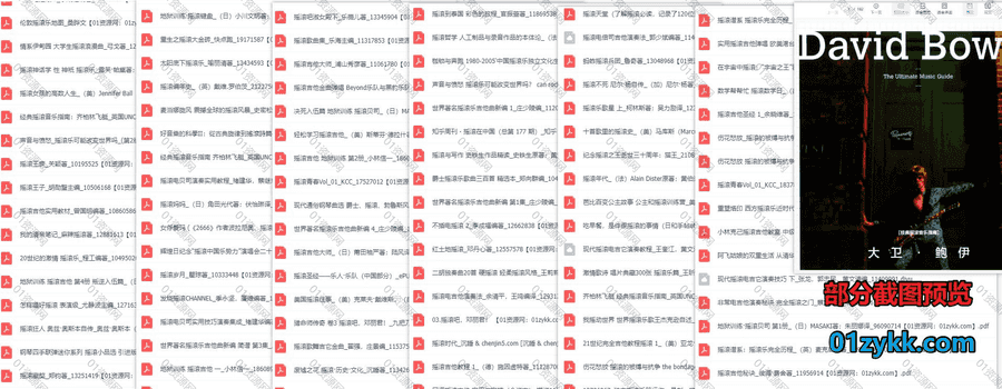 266本摇滚音乐类相关教学科普书摇滚歌星自传PDF电子版网盘资源合集，包含中国摇滚手册/经典摇滚音乐指南/摇滚吉他教程/摇滚编年史…等_赚钱插图1