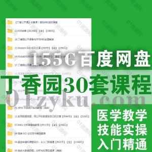 丁香园系列30套医学课程155G百度网盘资源合集，包含SCI论文写作/SPSS统计实战/META分析/PCR合集/MRI解读/临床手术……等课程_赚钱插图